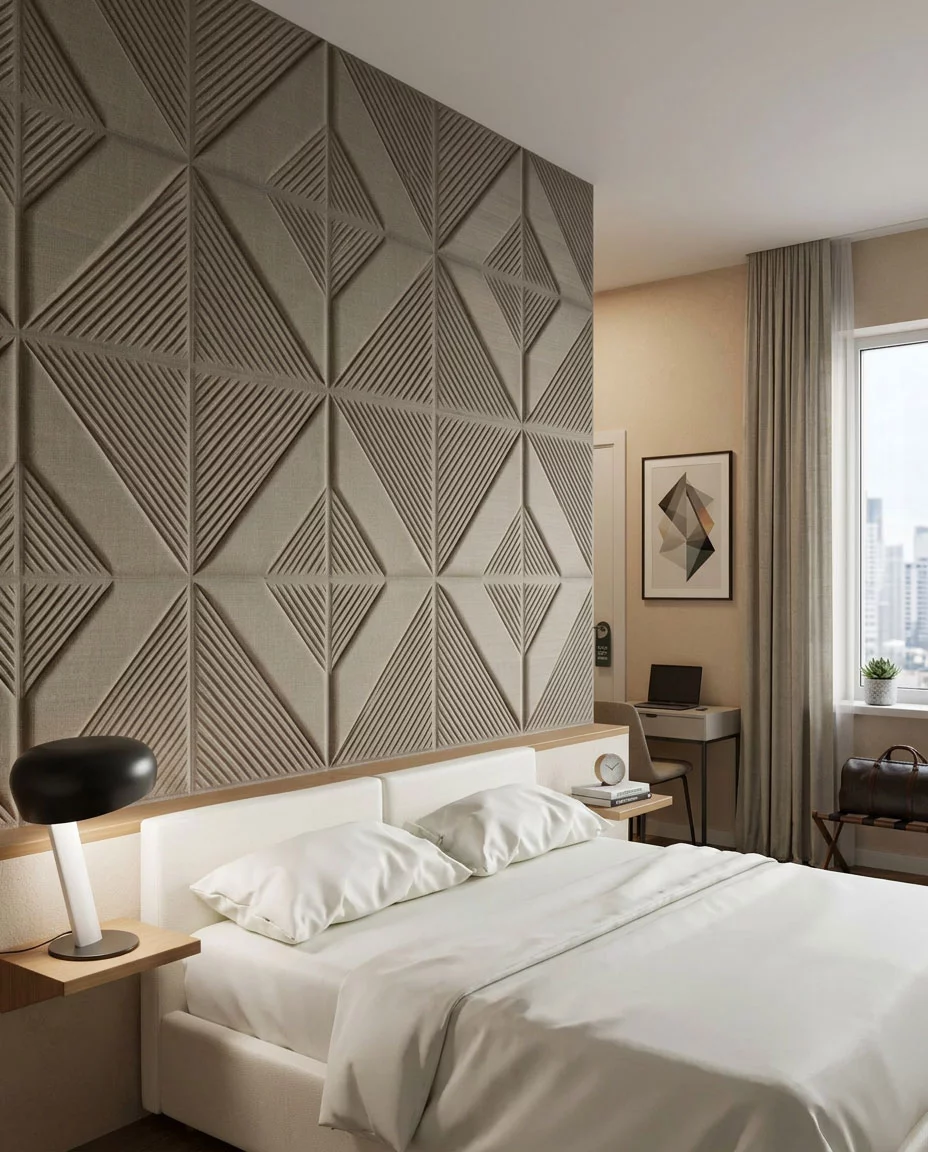 Pannelli Diagonal per camere hotel